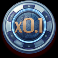 casino night slot blue chip symbol