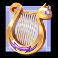 cats of olympuss slot harp symbol