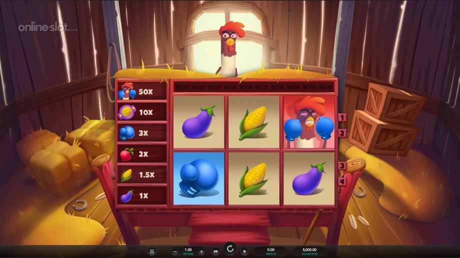 feather fury slot base game