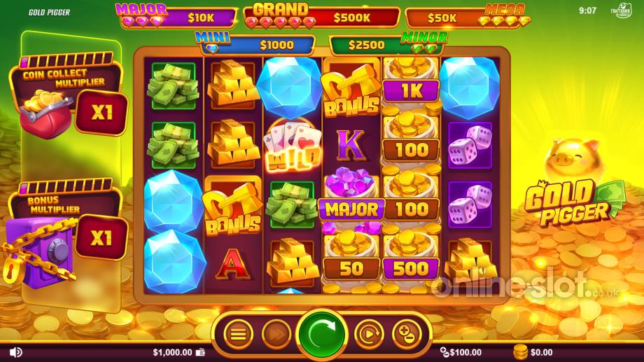 gold pigger slot base game
