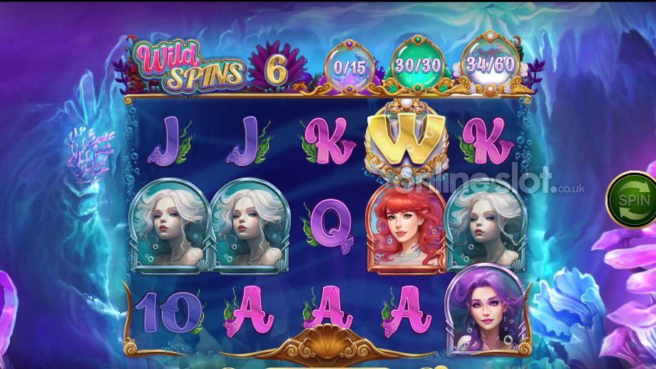 mermaids free spins slot