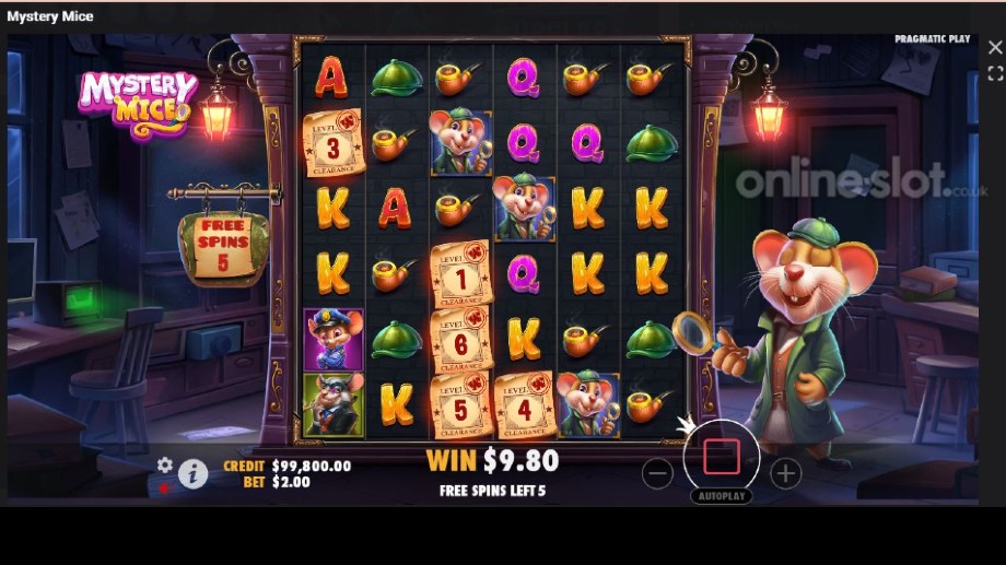 mystery mice slot free spins