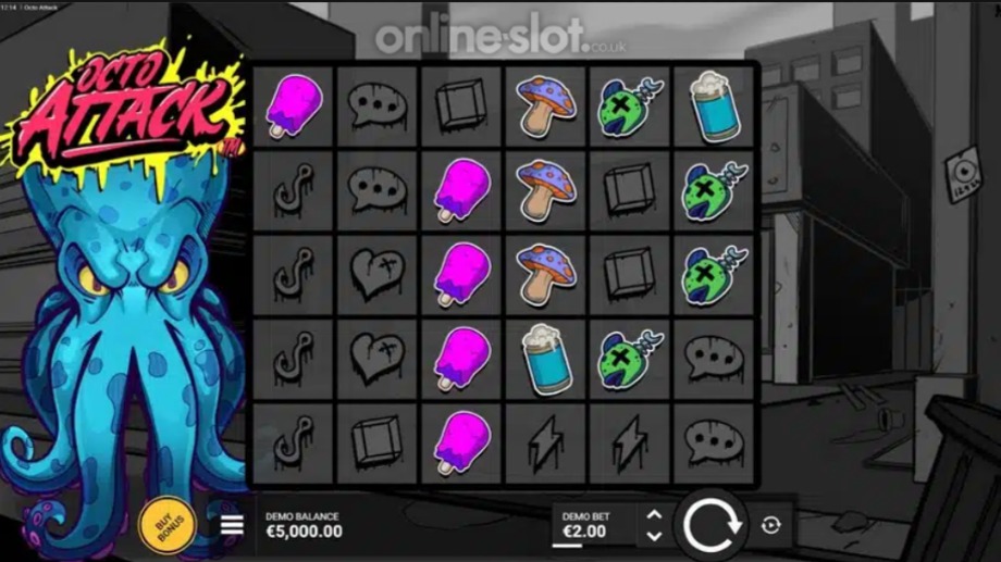 octo attack slot base game