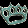 punk rocker 2 slot knuckle duster symbol