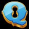Bison Moon Megaways slot Q symbol
