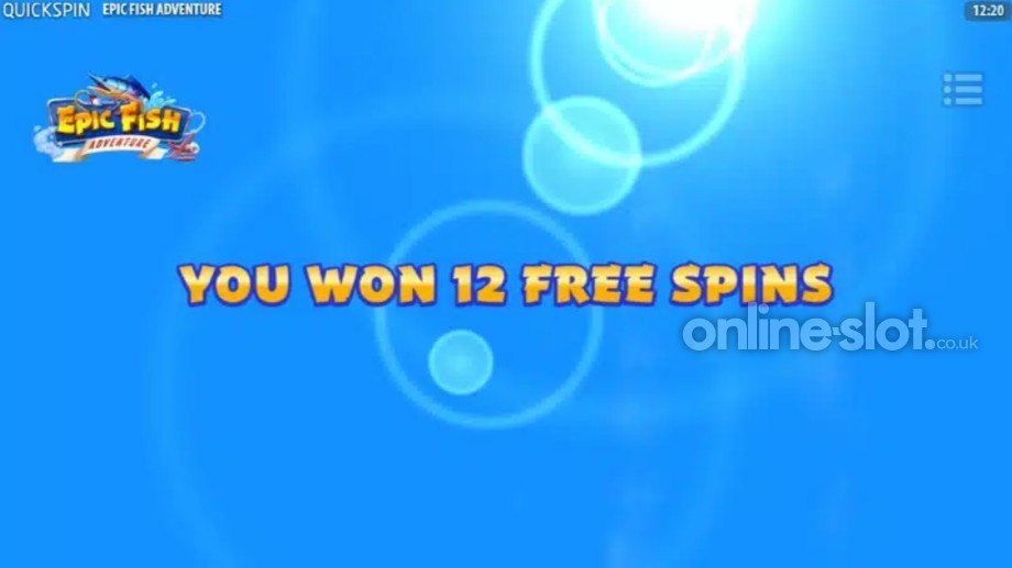 Epic Fish Adventure slot freespins