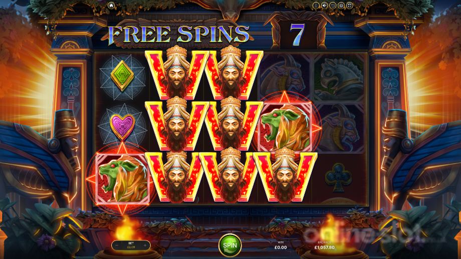 babylon riches slot free spins