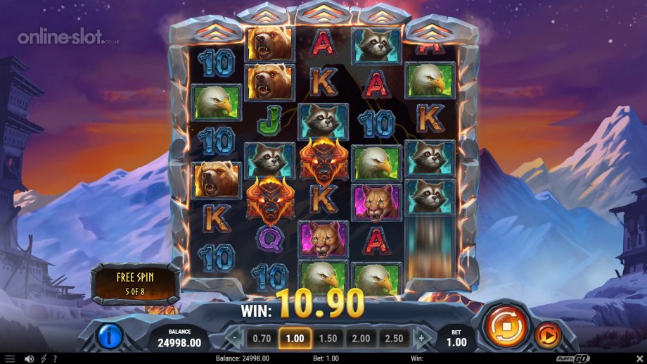 beasts of fire maximum slot free spins