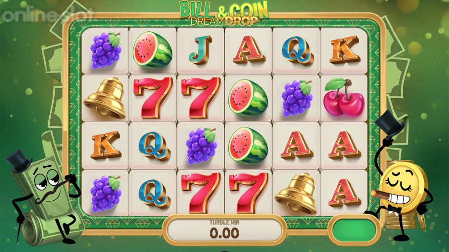 bill coin dream drop slot base game