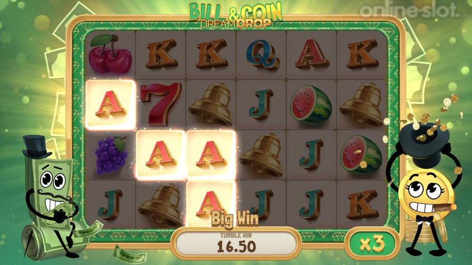 bill coin dream drop slot free spins
