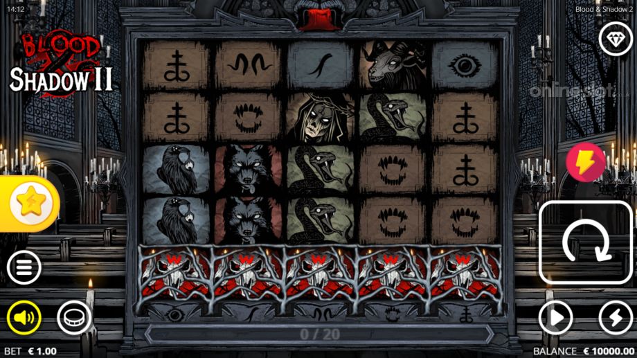 blood and shadow 2 slot base game