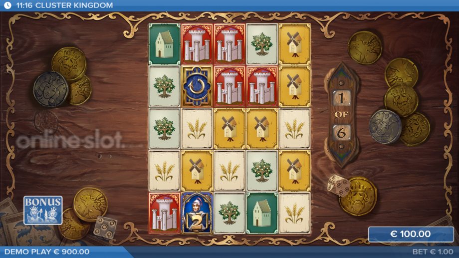 cluster kingdom slot bonus game