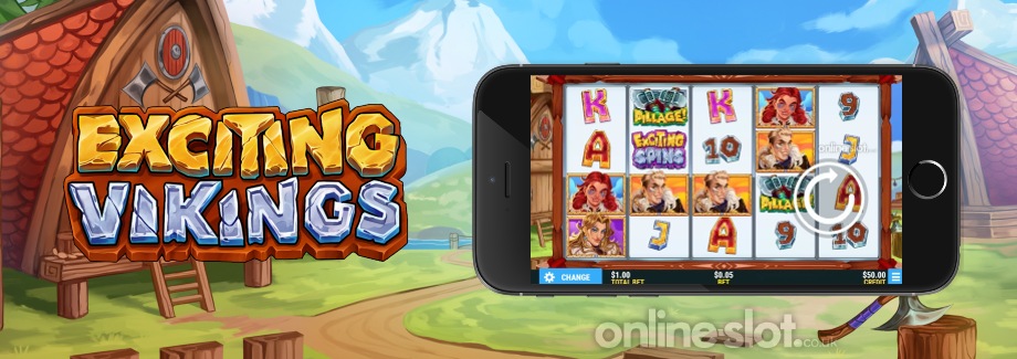 exciting vikings mobile slot