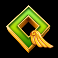 gods of glory slot Q symbol