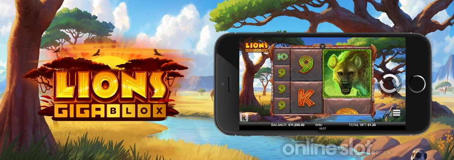 lions gigablox mobile slot