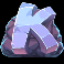 mine blown slot k symbol