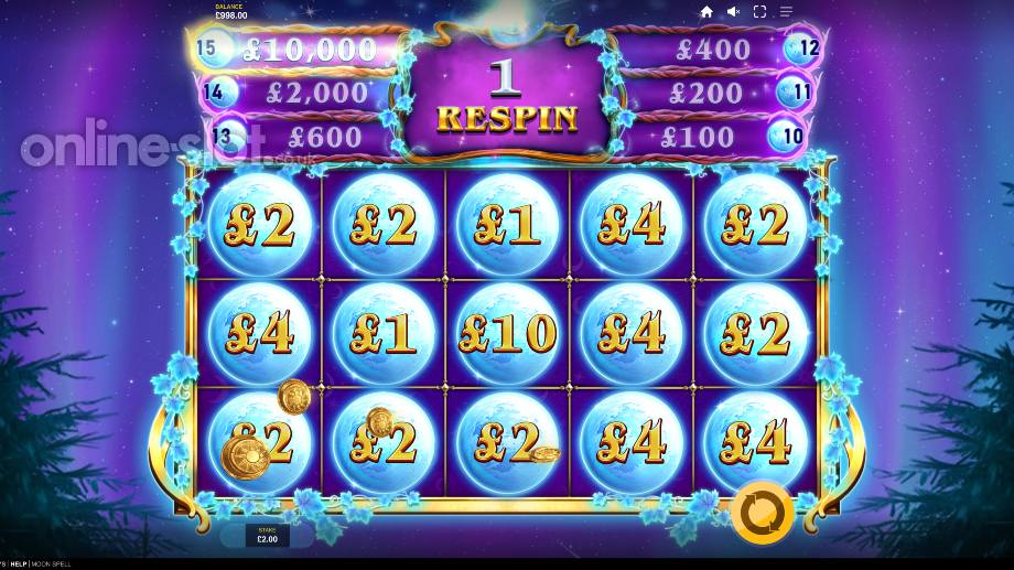 moon spell slot respins