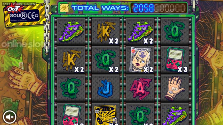 outsourced slot free spins