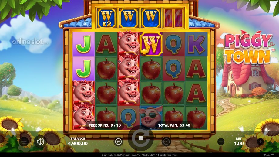 piggy town free spins slot