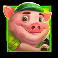 piggy town slot green pig symbol