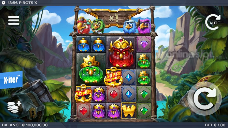 pirots x slot base game