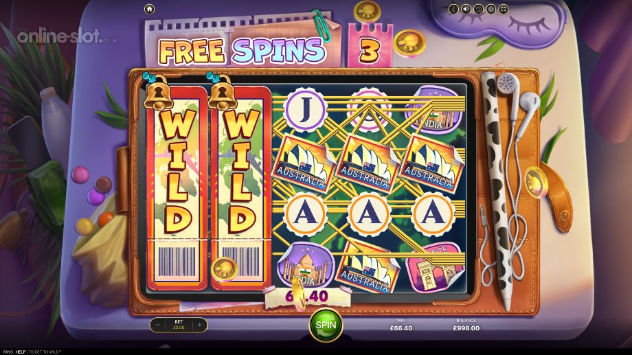 ticket to wild slot free spins
