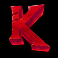 vampy party slot vinyl K symbol