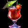 vampy party slot vinyl red cocktail symbol