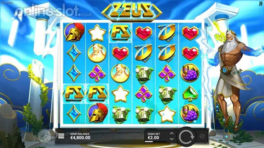 ze zeus free spins slot