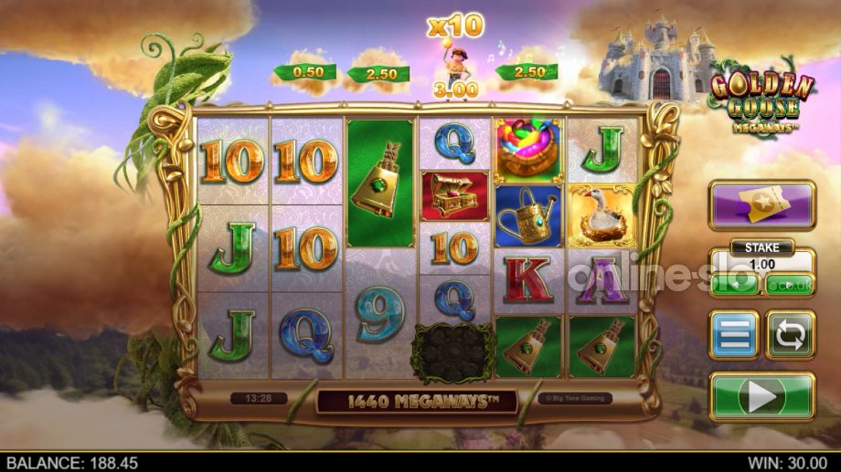 Golden Goose slot basegame