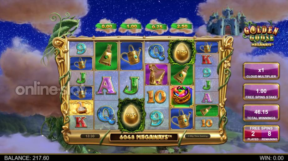 Golden Goose slot freespins