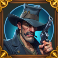 american outlaws multimax slot blue bandit symbol