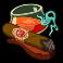 baron lord of saturday slot cigar and drink symbol