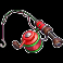 big bass xmas extreme slot fishing rod symbol