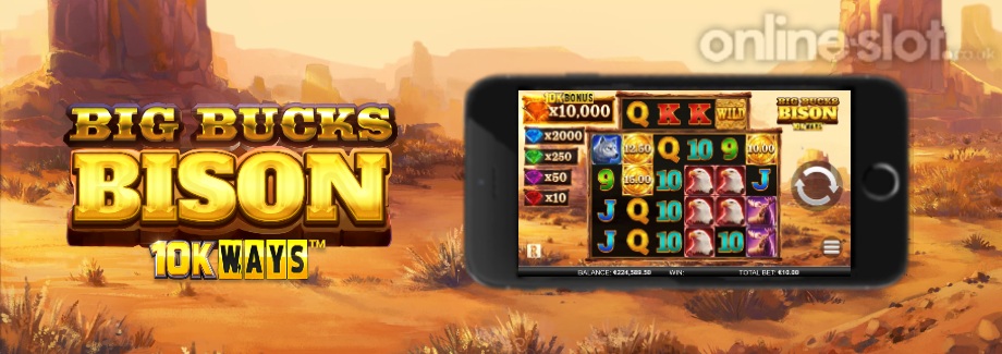 big bucks bison 10K mobile slot