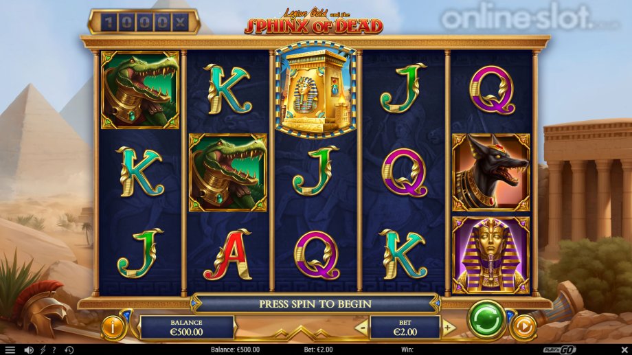 legion gold and the sphinx of dead slot base game