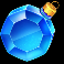santa's xmas rush slot blue ornament symbol
