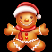 santa's xmas rush slot gingerbread man symbol