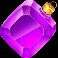 santa's xmas rush slot purple ornament symbol