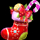 santa's xmas rush slot stocking symbol
