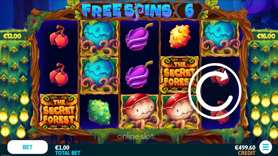 the secret forest slot free spins