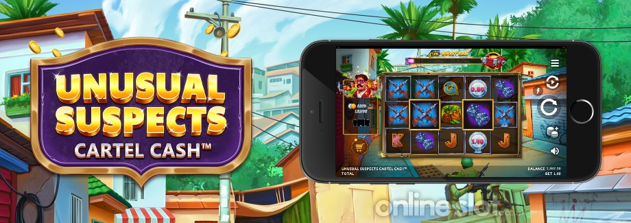unusual suspects cartel cash mobile slot