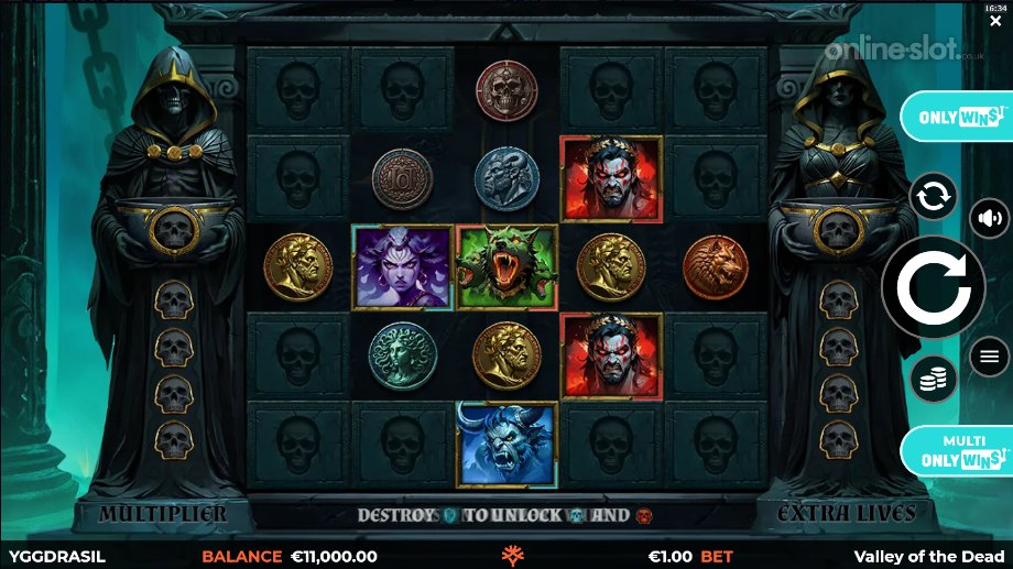 valley of the dead slot base game