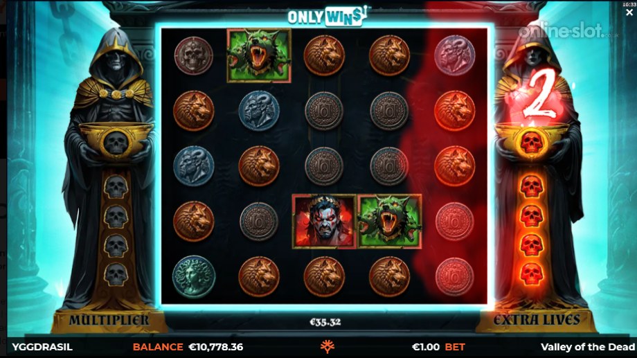 valley of the dead slot extra lives