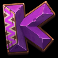 10 flaming bisons slot K symbol