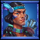 10 flaming bisons slot blue woman symbol