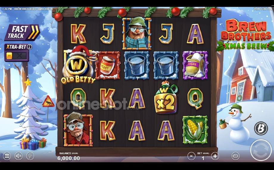Brew Brothers Xmas Brew slot basegame