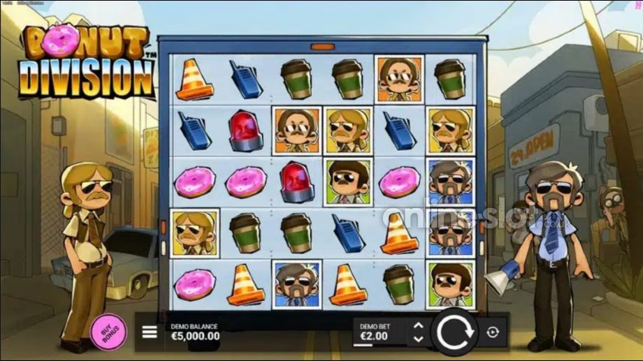 Donut Division slot basegame