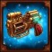 Fortunium Gold Mega Moolah slot Gun symbol