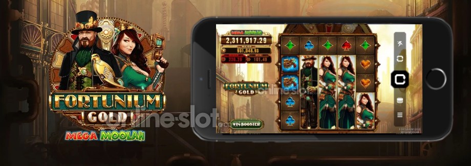 Fortunium Gold Mega Moolah slot mobile